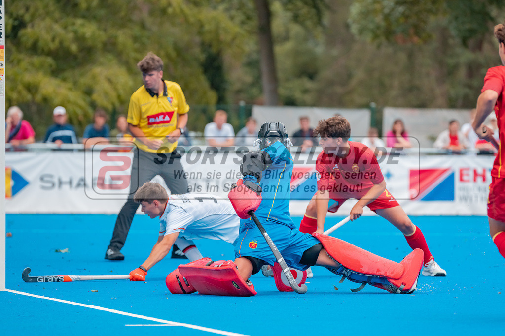 HK_20230715_102456 | Euro Hockey MU18 SF2 Spain vs Germany Championship Girls & Boys am 15.7.2023 CHTC , Krefeld ,
