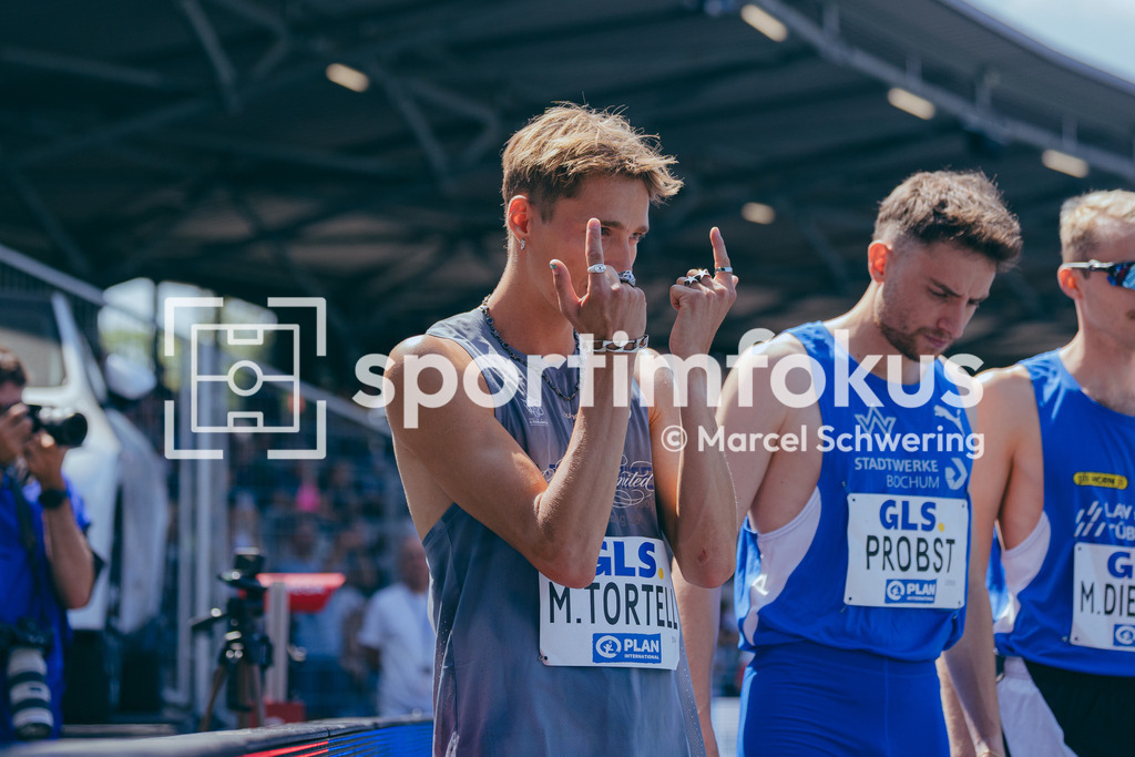 Deutsche Meisterschaften der Frauen und Männer 2026 | Marc Tortell, Athletics Team Karben, 1500-Meter-Lauf, Halbfinale, Deutsche Meisterschaften der Frauen und Männer 2026, Lohrheidestadion Bochum-Wattenscheid, 25.07.2026. Foto: Marcel Schwering / sportimfokus - Realisiert mit Pictrs.com
