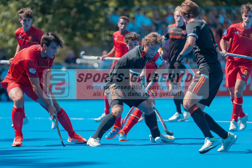 HK_20230711_101189 | Euro Hockey MU18 Spain vs Netherlands Championship Girls &amp; Boys am 11.7.2023 CHTC , Krefeld ,