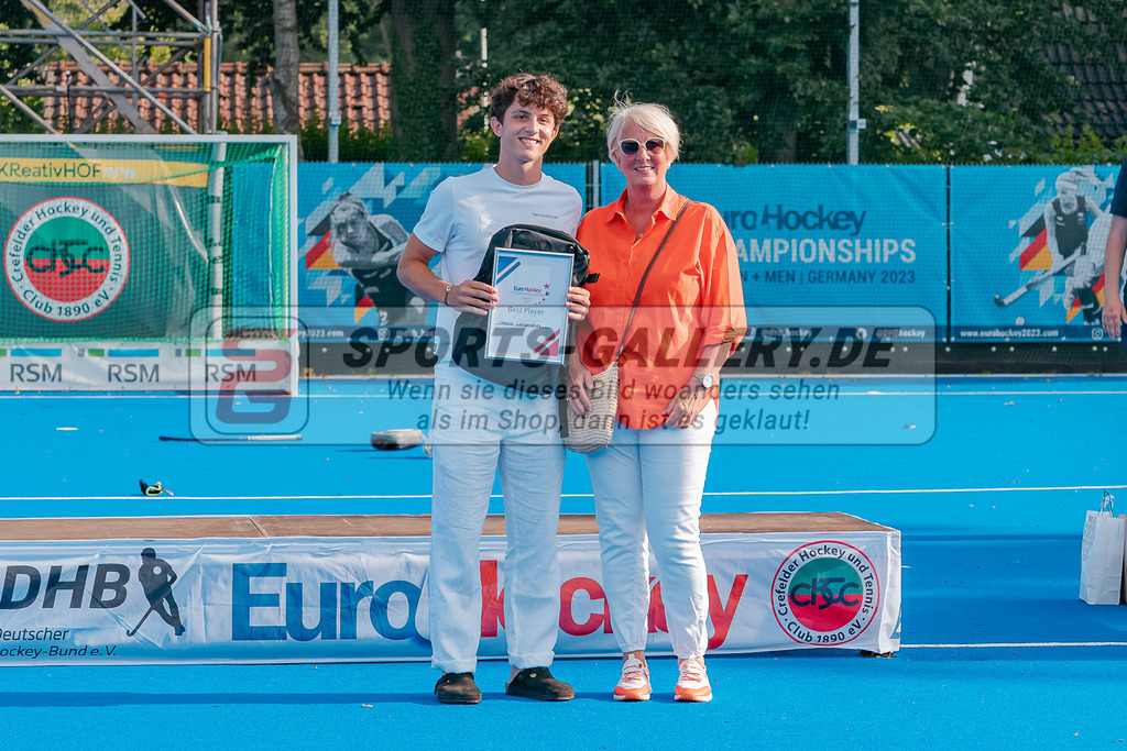 HK_20230716_902500 | Euro Hockey WU18 Siegerehrungen Championship Girls &amp; Boys am 16.7.2023 CHTC , Krefeld ,