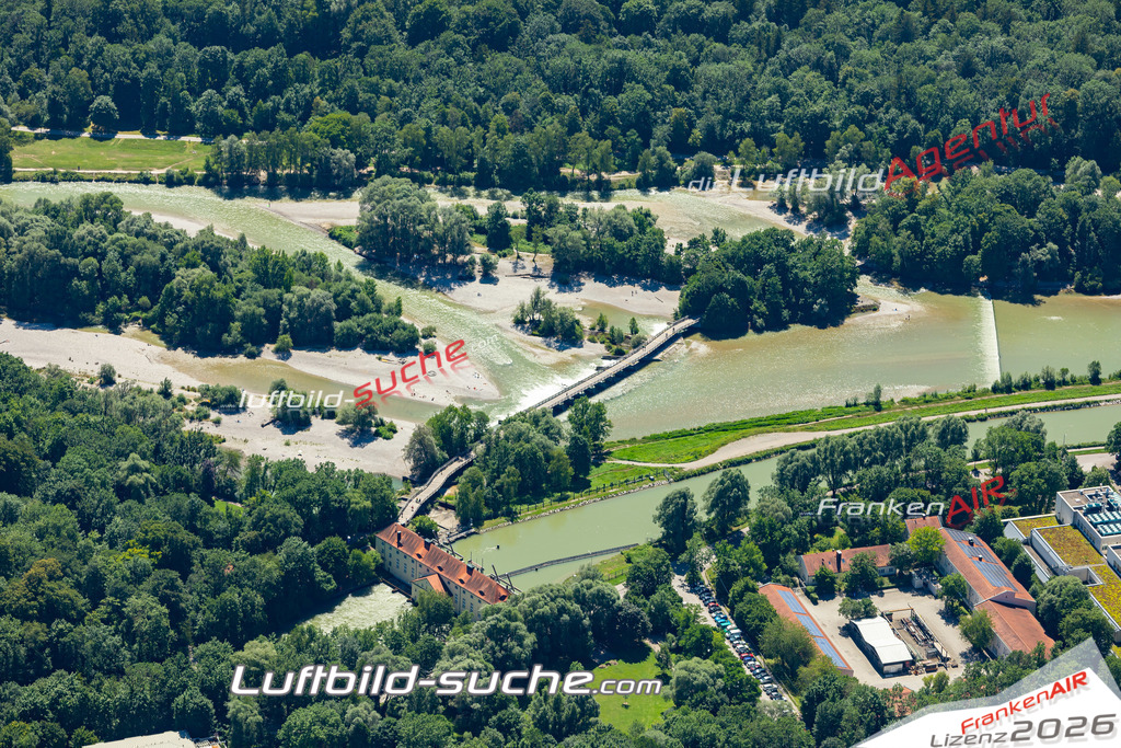 Aktuelles Luftbild von Sendling München - Die Luftaufnahme wurde 2022 mittels UL-Flugzeug erstellt ( keine Drohne ) - hochauflösende Kamera-Systeme von  Canon -Beste Qualität - Für grossformatige Ausdrucke geeignet. Die Geschenkidee !