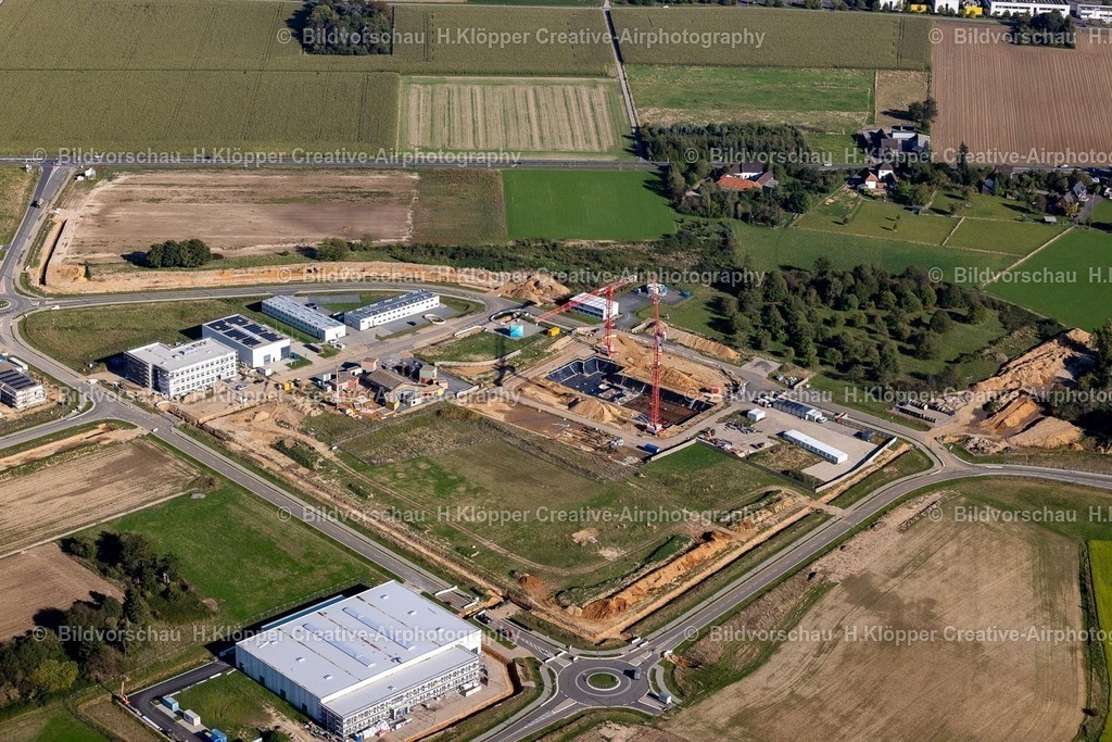 Lufbilder Jülich-5842 | Luftbild Baustelle - Gebäude Park für die Entwicklung und Produktion von Solar-Technologien in Jülich - Realisiert mit Pictrs.com