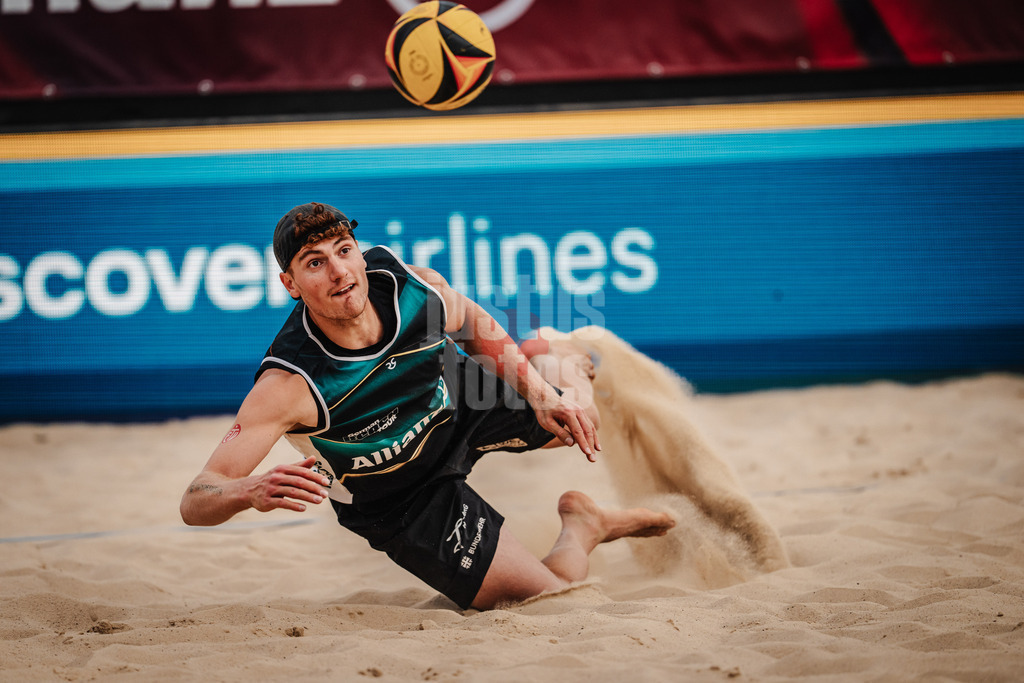 Beachvolleyball | Männer | Allianz German Beach Tour 2025 | Tourstop Berlin | 22.08.2025 | Max Just
