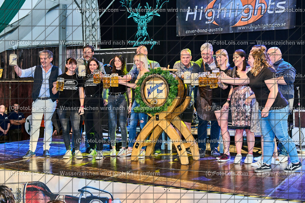 ALP5144_VOLKSFEST_Bieranstich | (C)FotoLois.com, Alois Spandl, BIERANSTICH im Festzelt beim WIESELBURGER VOLKSFEST mit den TSCHECHEN als Vorband und dem Auftritt von Die HIGHLIGHTS, Mi 28. Juni 2023.