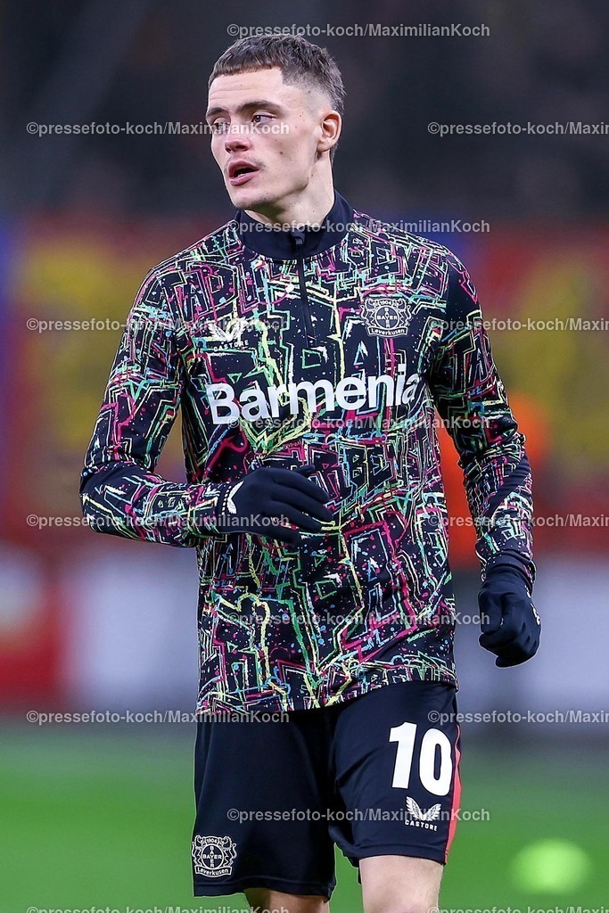 UCL29012502113 | 29.01.2025, Fußball, Bayer 04 Leverkusen - AC Sparta Prag, UEFA Champions League, 8. Spieltag, BayArena, Saison 2024 2025: Florian Wirtz (Bayer04 Leverkusen #10)