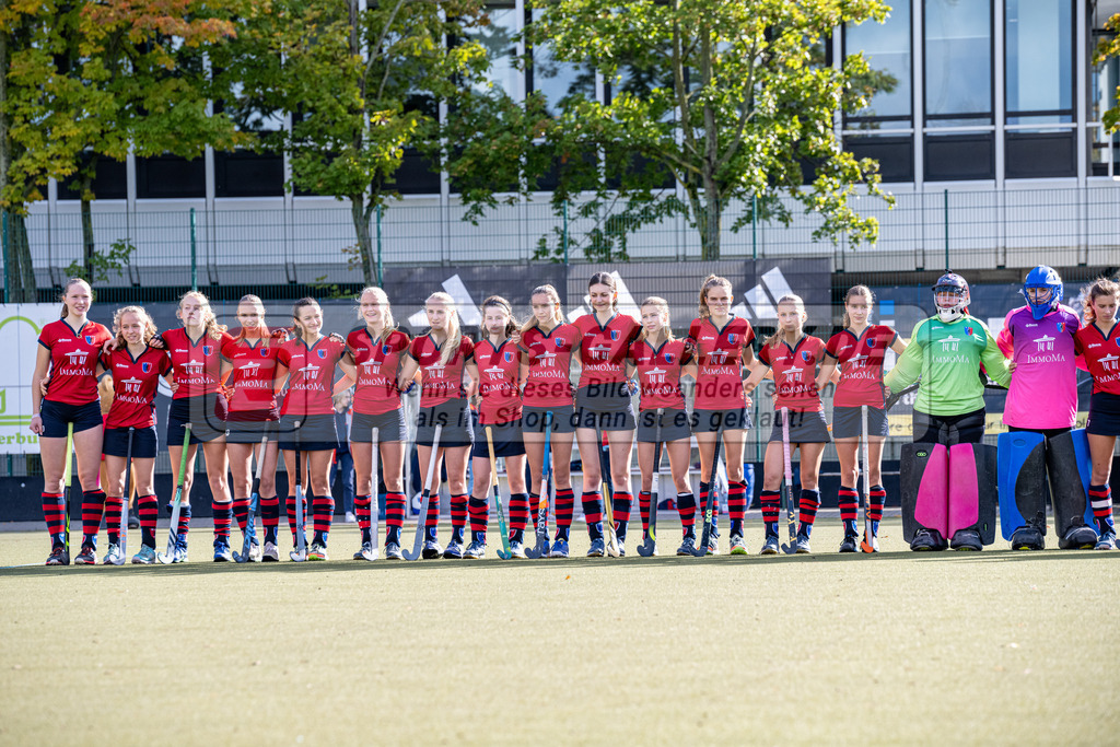 SFE_20231021_0023 | Deutsche Meisterschaft Weibliche U16 Halbfinale Uhlenhorst Mülheim - Berliner HC am 21.10.2023 in Köln (Düsseldorfer Hockeyclub 1905 e.V.), Photo: Stephan Fehrmann 2023 (Sports-Gallery)