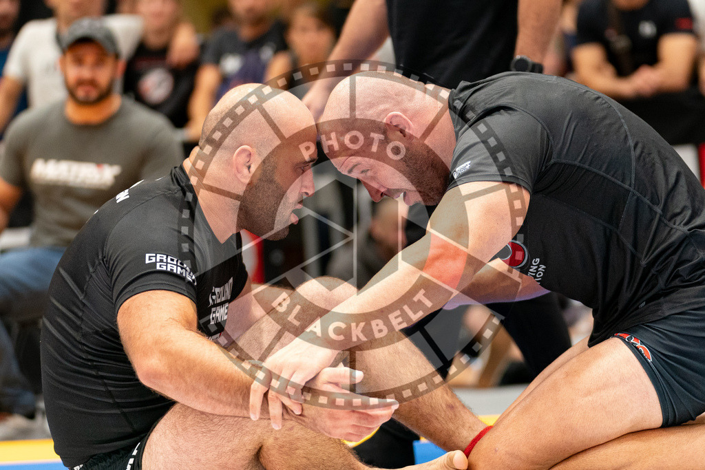 20230916PBB4440 | Fighters compete during the grappling tournement ADCC Trials (European, Middle East and African Championship) in Warsaw, Poland, on September 16, 2023.