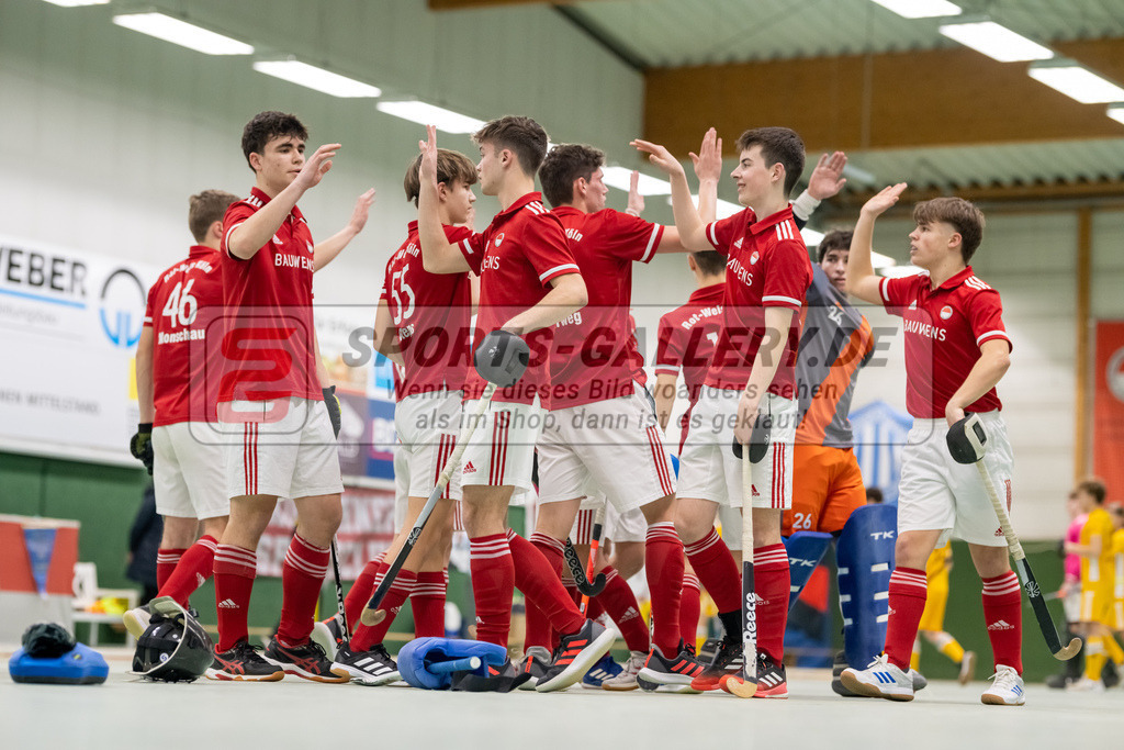 SFE_20230304_0006 | Deutsche Meisterschaft Männliche U16 Halle 2023 am 04.03.2023 in Köln (KTHC Stadion Rot-Weiss Köln Tennis and Hockey Club), Photo: Stephan Fehrmann 2022 (Sports-Gallery)