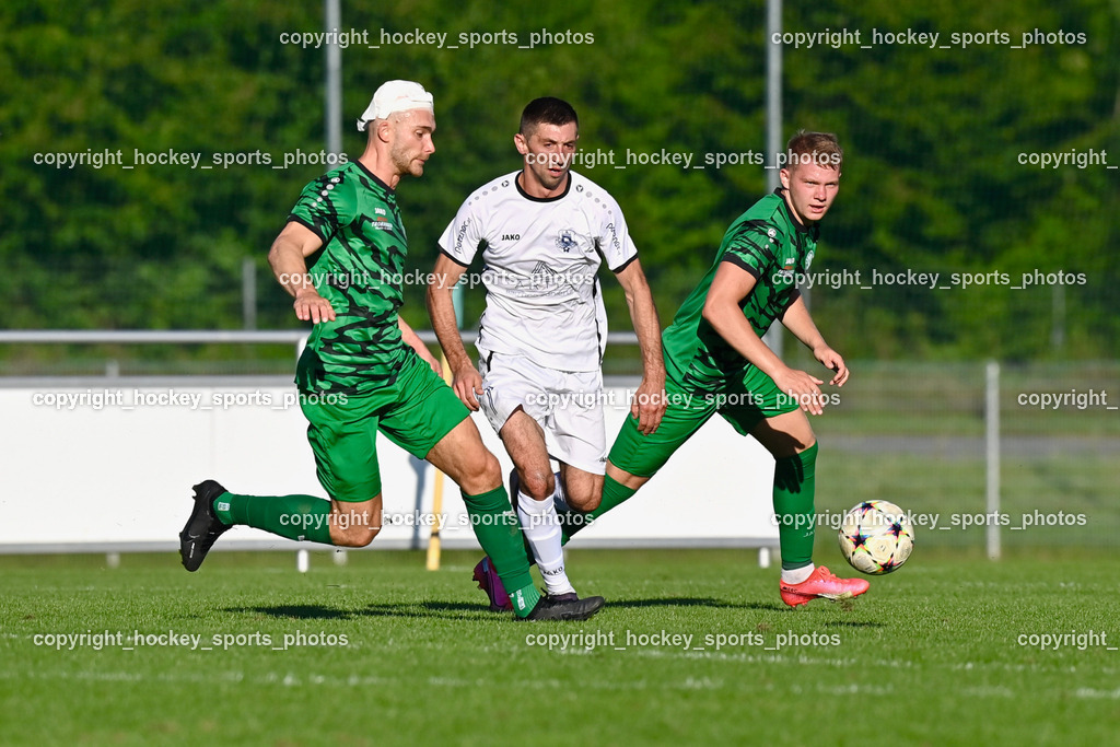 SC Landskron vs. ATUS Velden 11.8.2023 | #15 Martin Posratschnig, #7 Anel Mujkic, #4 Gregor Piskur