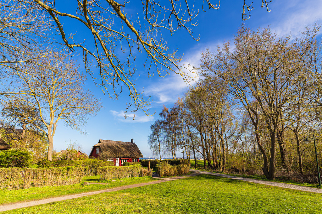 Historisches Haus in Kloster auf der Insel Hiddensee | Historisches Haus in Kloster auf der Insel Hiddensee.