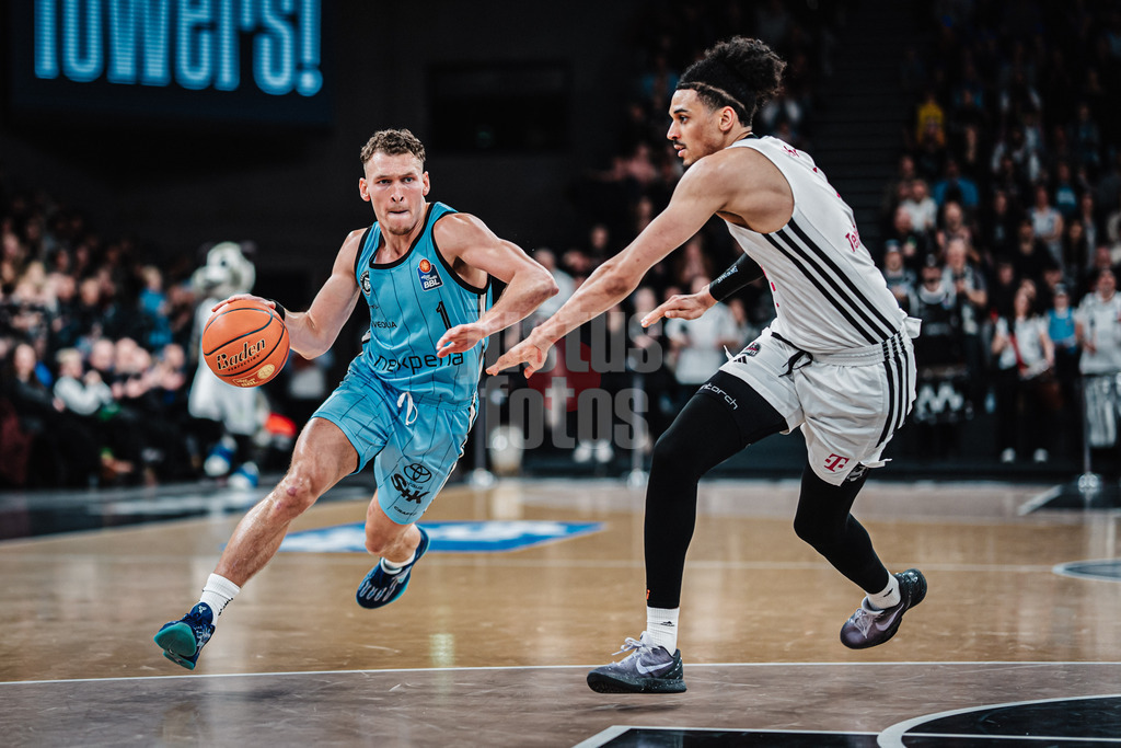 Basketball | Männer | Saison 2024/2025 | easyCredit Basketball Bundesliga | 16. Spieltag | Veolia Towers Hamburg vs. Telekom Baskets Bonn | 10.01.2025 | Brae Ivey (#1, Veolia Towers Hamburg)