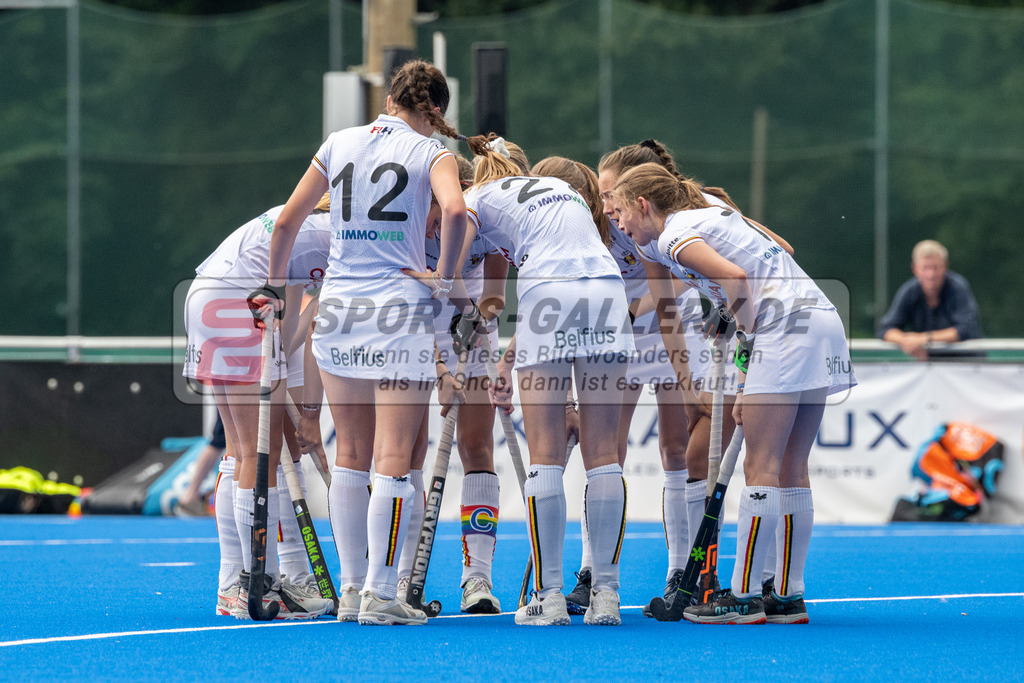 SFE_20230709_0067 | EuroHockey EM U18 Girls Belgium vs Ireland am 09.07.2023 in Krefeld (Gerd-Wellen-Hockeyanlage), Photo: Stephan Fehrmann 2023 (Sports-Gallery)