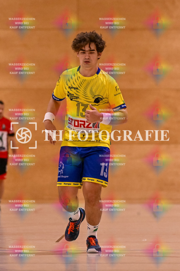GER, SG Maulburg/Steinen - SG Allensbach/Dettingen, Handball, Landesliga Suedbaden, 2. Spieltag, Saison 2024/2025, 28.09.2024 | Lukas Klaile (SG Allensbach/Dettingen-Wallhausen, #13)GER, SG Maulburg/Steinen - SG Allensbach/Dettingen, Handball, Landesliga Suedbaden, 2. Spieltag, Saison 2024/2025, 28.09.2024Foto: TH Fotografie/Thomas Hess