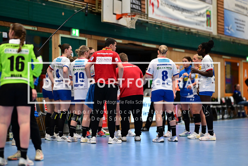 Handball I Frauen I Saison 2024-2025 I 1. HBF I 19. Spieltag I Buxtehuder SV - HSG Blomberg-Lippe I 25010 | HSG Blomberg-Lippe Frauen zusammen - Realisiert mit Pictrs.com