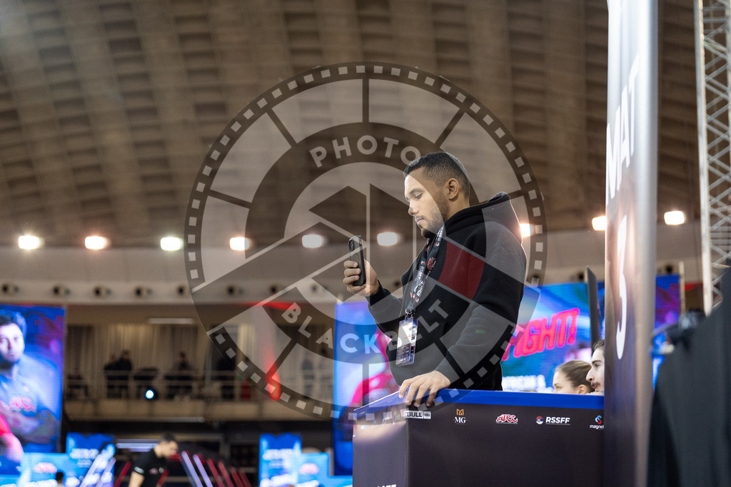 20260214PBB1605 | Fighters compete during the ADCC European Trials  competition day 1 in Belgrade, Serbia, on February 14, 2026.