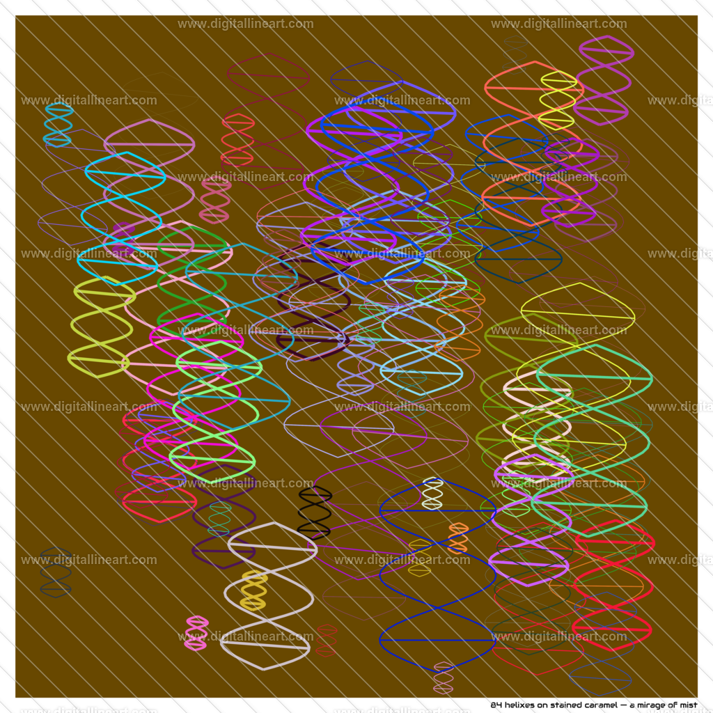 84-helixes-stained-caramel-a-mirage-of-mist | digitallineart - Realisiert mit Pictrs.com