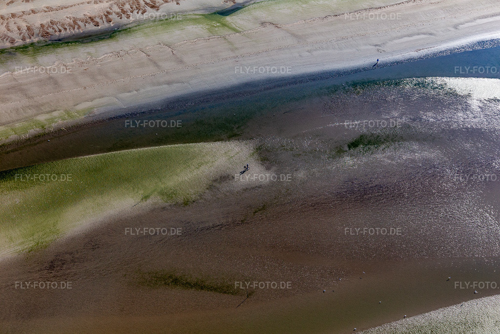 Luftbild: Westküste bei Ebbe in Fanø im Bundesland Syddanmark in Dänemark. Foto: IMG_118646.jpg vom 21.09.2019 durch Werner Riehm/FLY-FOTO.de
