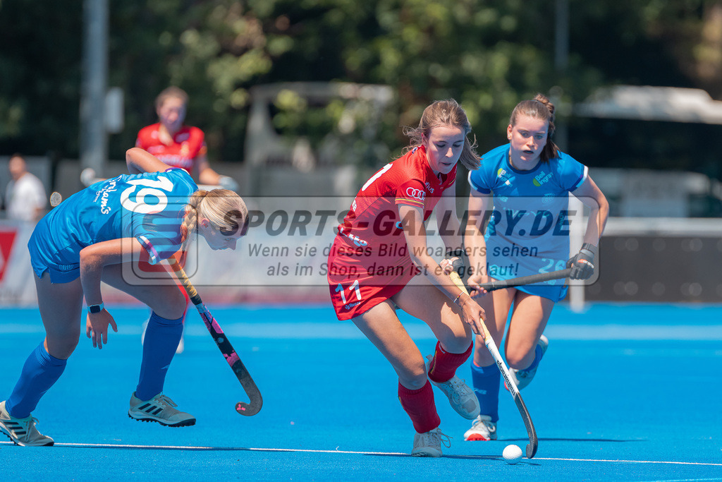 HK_20230708_109820 | Euro Hockey WU18 Belgium - Scotland Championship Girls &amp; Boys am 8.7.2023 CHTC , Krefeld ,