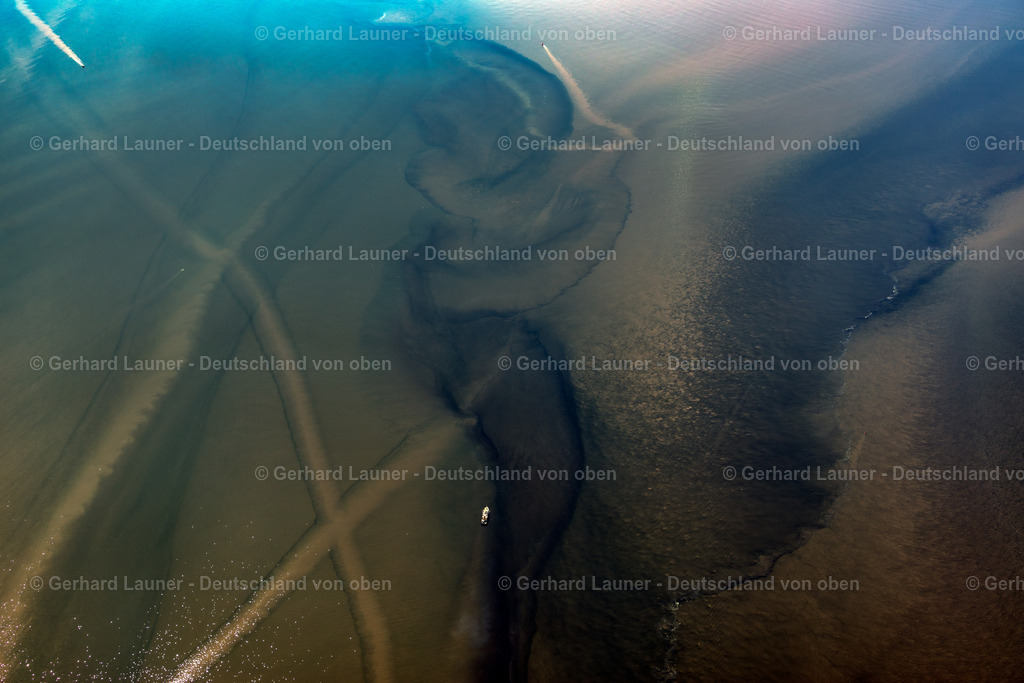 3801557 | Wasserstrukturen bei Hallig Süderoog, Nationalpark Schleswig-Holsteinisches Wattenmeer