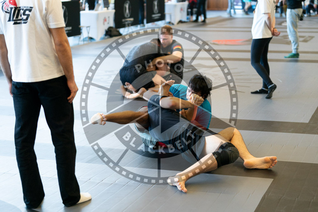 20250329PBB2278 | Fighters compete during the International Luta Livre (ILLCS) Germany IX Spring 2025 Competition spring on March 29, 2025 in Hannover, Germany.© Chiara Dazi