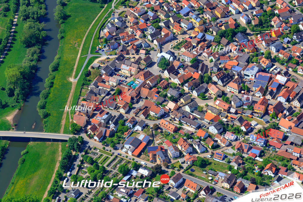 Das Luftbild der Stadt Kemmern wurde 2018 vom Flugzeug heraus erstellt (keine Drohne) Aufnahmehöhe ca.400 Meter- hohe Auflösung für beste Druck-Qualität