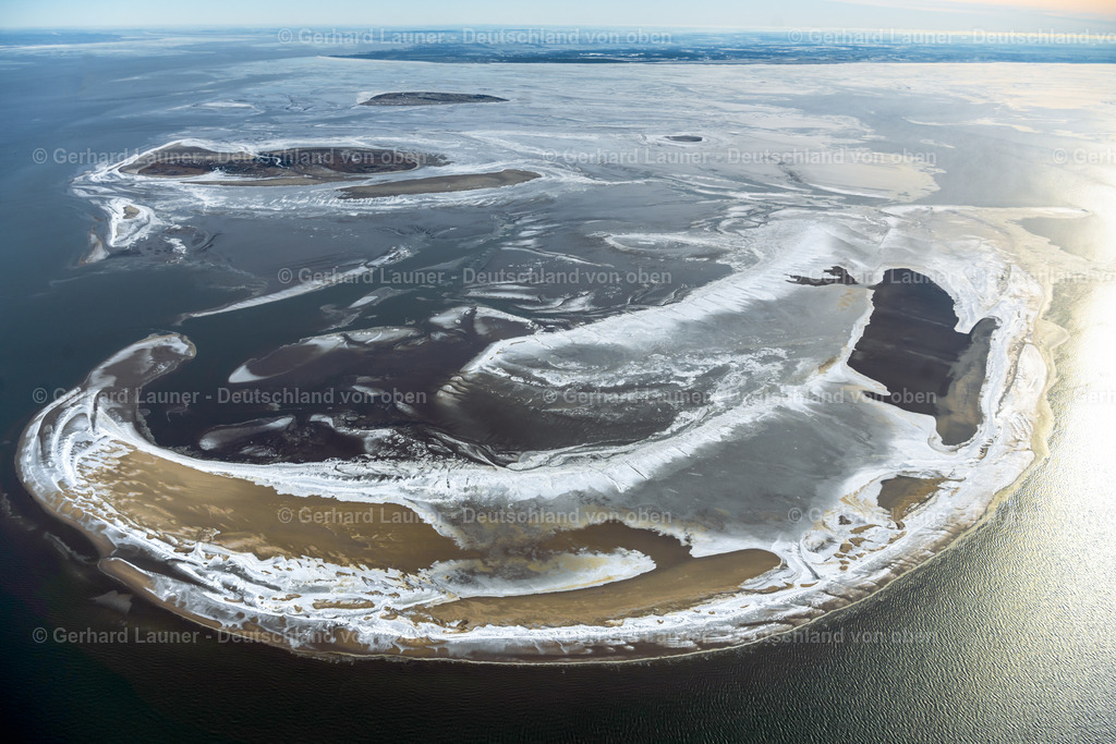 4044428 | Eisstrukturen im Wattenmeer bei Scharhörn, Nationalpark Hamburgisches Wattenmeer