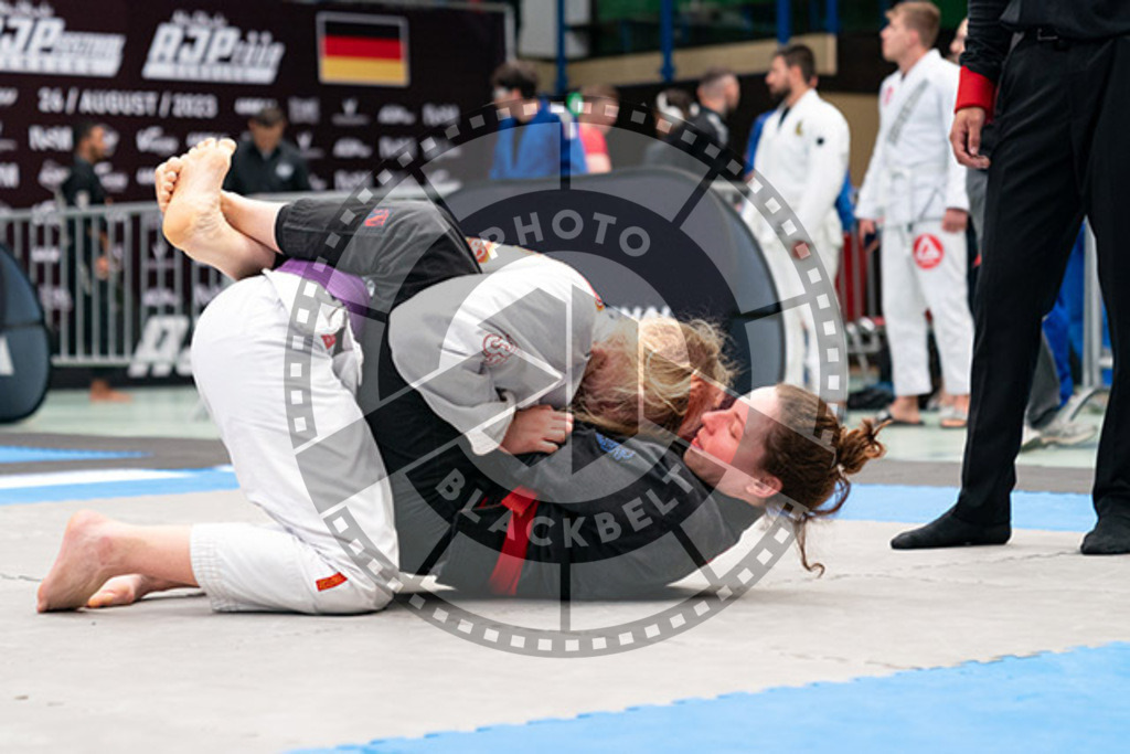 20230826PBB56119 | Fighters compete during the AJP INTLPRO BJJ and grappling competition in Hamburg, Germany, on August 26 2023.