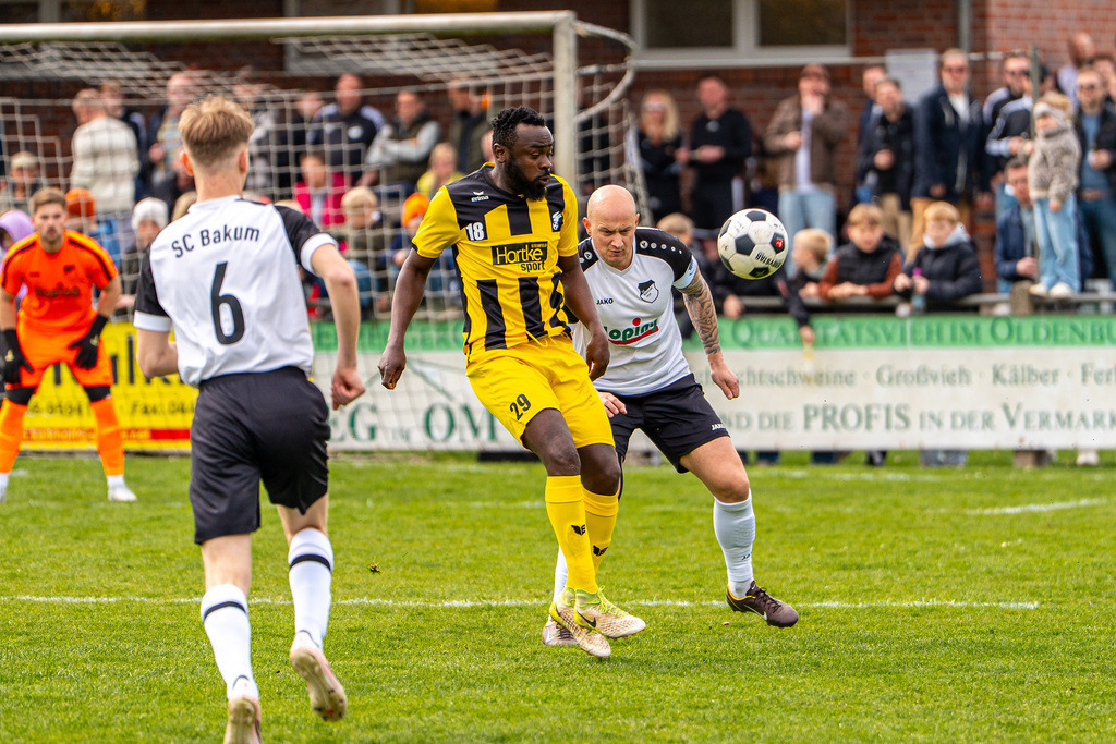 Fußball I Herren I Saison 2025-2026 I Kreisliga VEC I 22. Spieltag I SC SW Bakum - SV Falke Steinfeld I 23509 | jns.sportfotos - Realisiert mit Pictrs.com