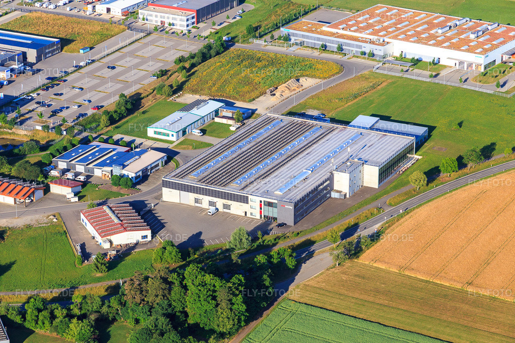 Luftbild: chefbeschlag GmbH in Rosenfeld im Bundesland Baden-Württemberg in Deutschland. – Foto: IMG_148905.jpg vom 28.06.2025 durch Werner Riehm/FLY-FOTO.de – Auflösung des Originals: 5472 x 3648 px – WWW.CHEFBESCHLAG.DE