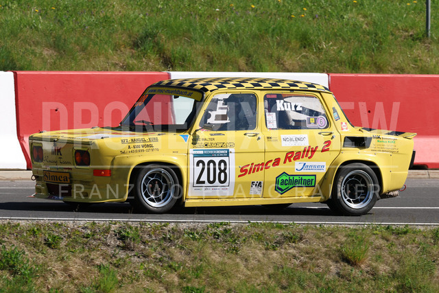 FIA European Hill Climb Championship – Rechberg 2026 | FIA European Hill Climb Championship at Rechberg, held from 24 to 26 April 2026 near Tulwitz, Styria, Austria. The image shows Walter KURZ (AUT) Simca 1000 Rally 2.