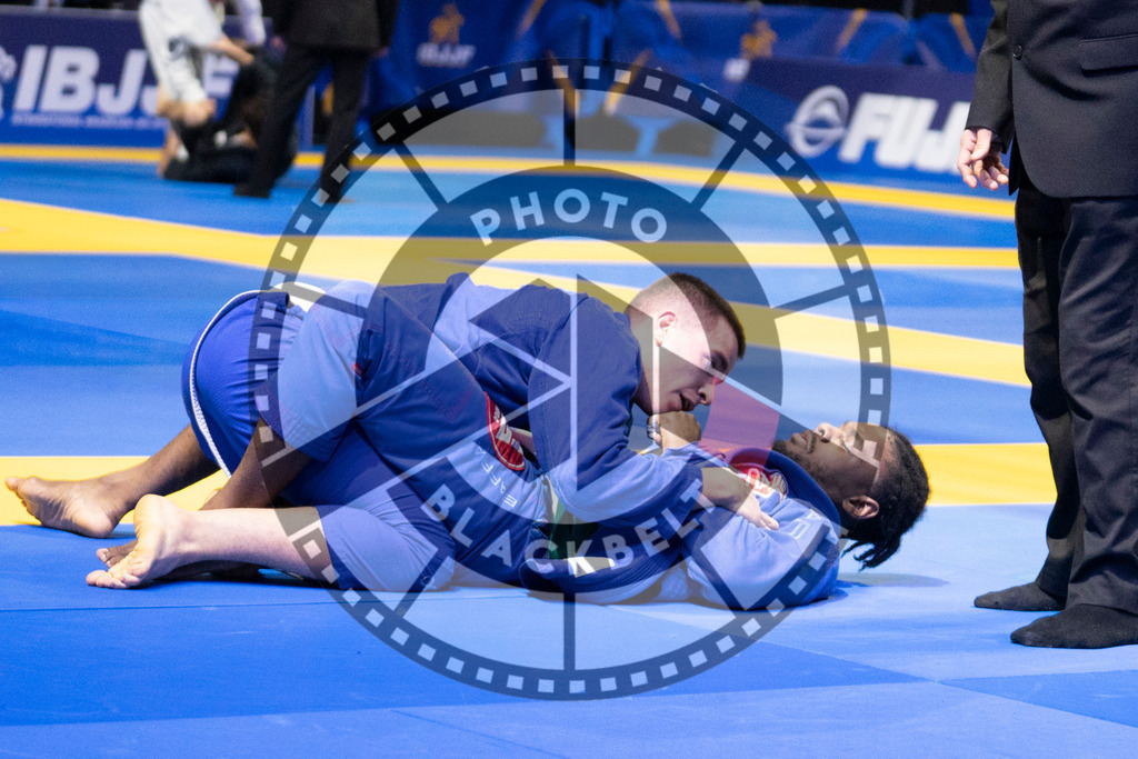 20240119PBB1329 | Fighters compete during the IBJJF European Championship in Paris, France, on January 19, 2024.