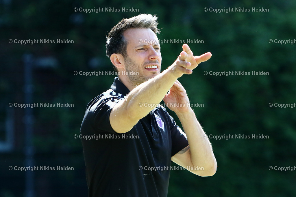 NH_HEBC_FCTürkiye_Testspiel_14072024 | Jan Geist (Co-Trainer, HEBC)Fußball I Herren I Testspiel I Saison 2024-2025 I HEBC - FC Türkiye I 14.07.2024 I Reinmüllerplatz
