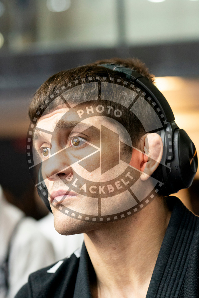 20240124PBB03779 | Fighters compete during the second day of the IBJJF European Championship in Paris, France, on January 24, 2024.