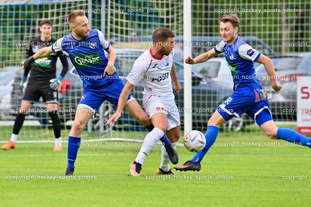 SV Dellach Gail vs. SAK 29.5.2023 | #7 Benedikt Kaltenhofer, #99 Uros Palibrk, #13 Gabriel Umfahrer