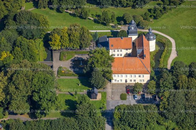 Schwelm240813911 | Luftbild, Schloss Haus Martfeld - Museum und Veranstaltungen, Parkanlage, ehemaliges Rittergut, Schwelm, Ruhrgebiet, Nordrhein-Westfalen, Deutschland