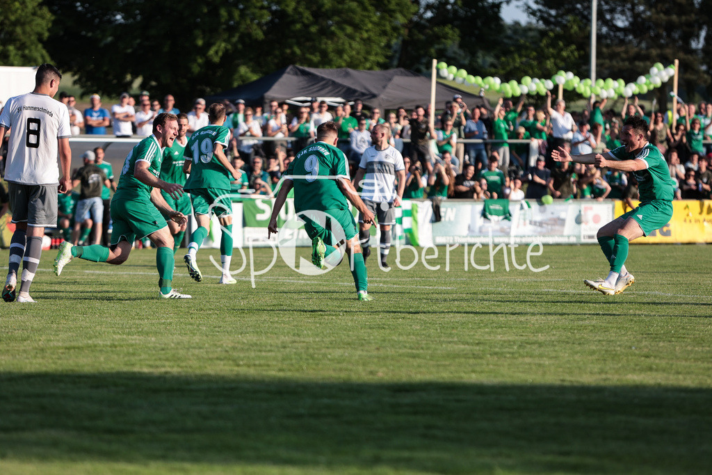 DJK Stotzard - SV Hammerschmiede | Jubel nach 1-1 durch DJK #9