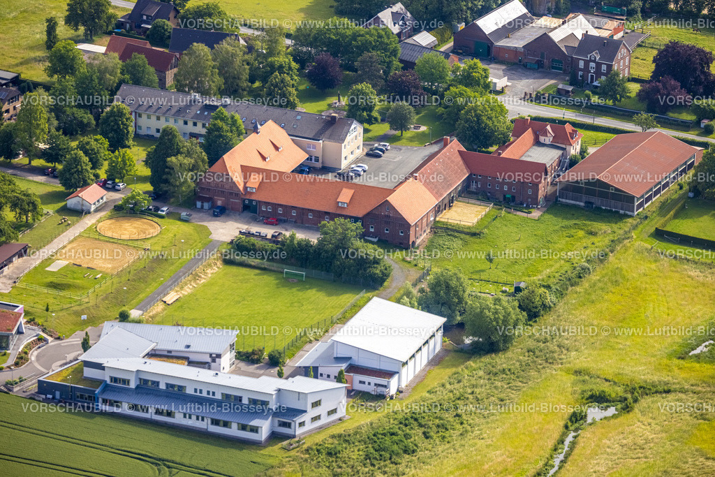 Hamm220603951 | Luftbild, Strüverhof Einrichtung Kinder- und Jugendhilfe, Schule Am Adelwald, Rhynern, Hamm, Ruhrgebiet, Nordrhein-Westfalen, Deutschland