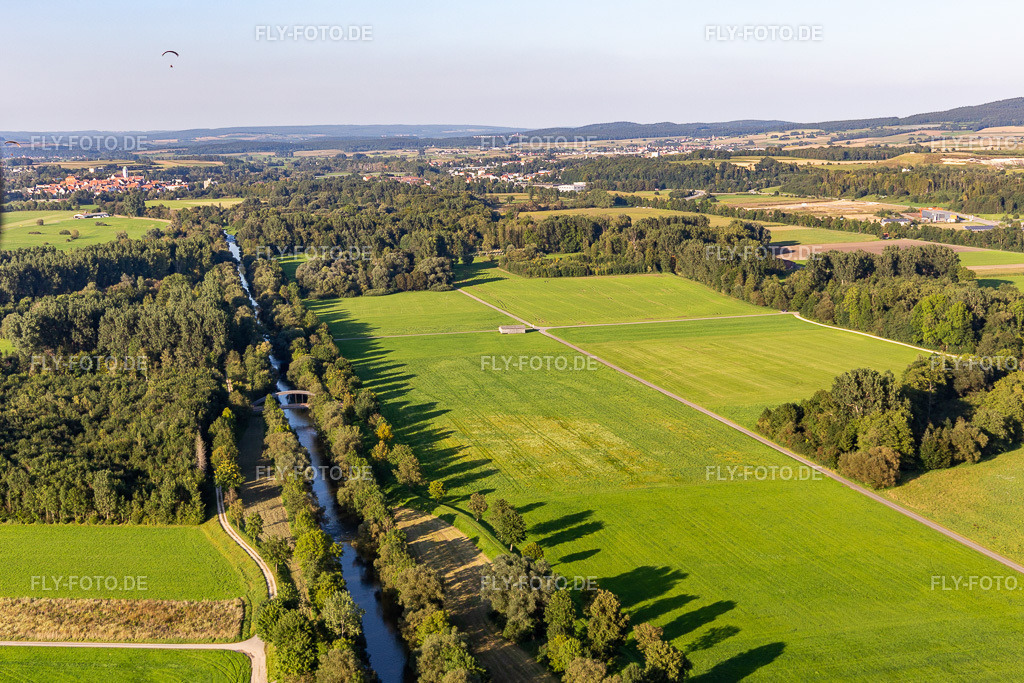 Gerader Verlauf der Donau | Luftbild: Gerader Verlauf der Donau im Ortsteil Lochham in Altheim im Bundesland Baden-Württemberg in Deutschland. Foto: IMG_129186.jpg vom 04.09.2021 durch ©2025 Werner Riehm fly-foto.de/copyright - Realisiert mit Pictrs.com