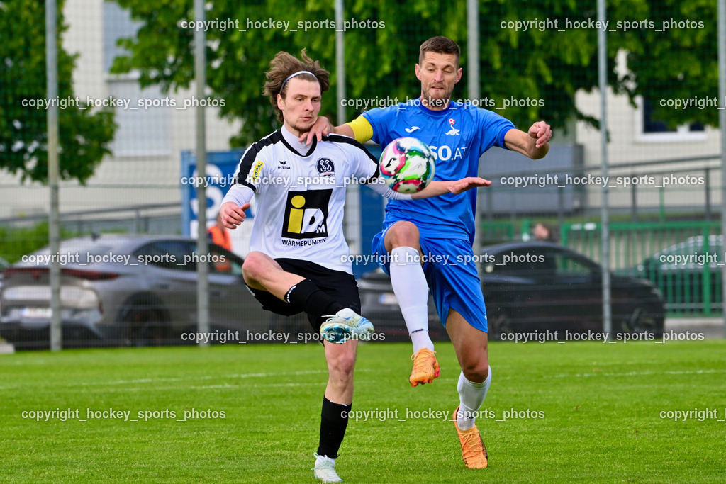 SAK vs. SV Spittal Drau 1921 | #18 Kristijan Jelic SV Spittal, #22 Leo Ejup SAK, SAK vs. SV Spittal Drau 1921, SAK vs. SV Spittal Drau 1921 am 23.05.2025 in Klagenfurt (Sportpark Welzenegg), Austria, (Photo by Bernd Stefan)