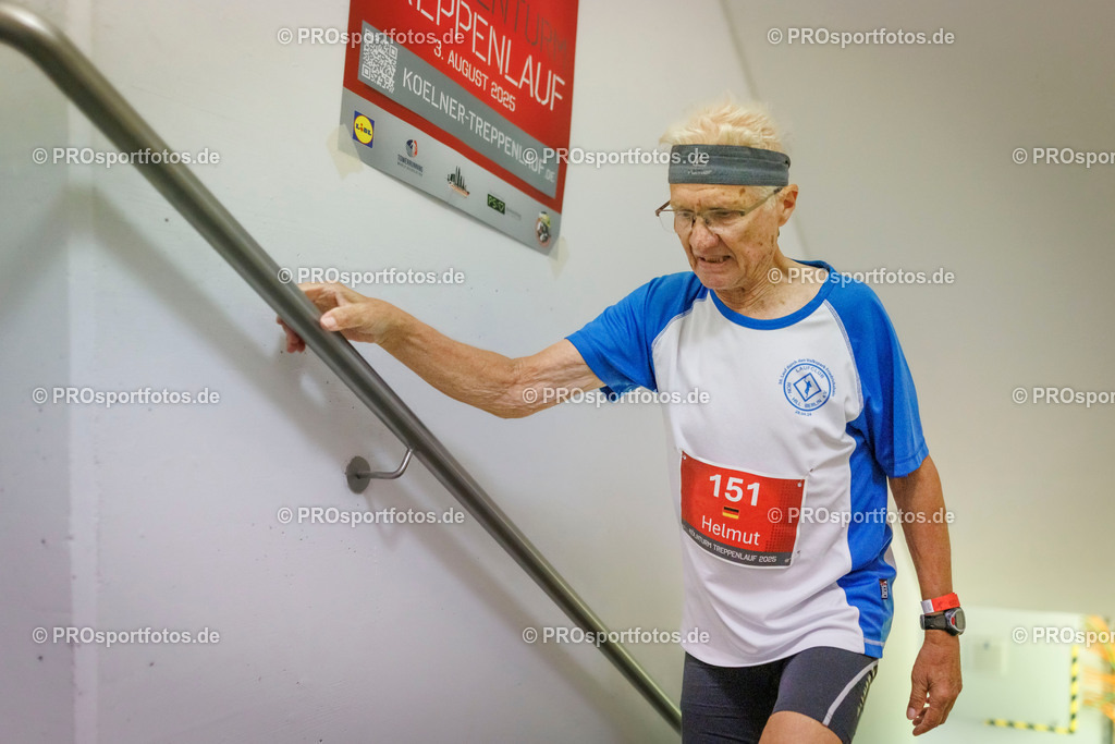 KölnTurm Treppenlauf; Köln, 03.08.2025 | Impressionen vom KölnTurm Treppenlauf am 03.08.2025 in Köln (Nordrhein-Westfalen). 