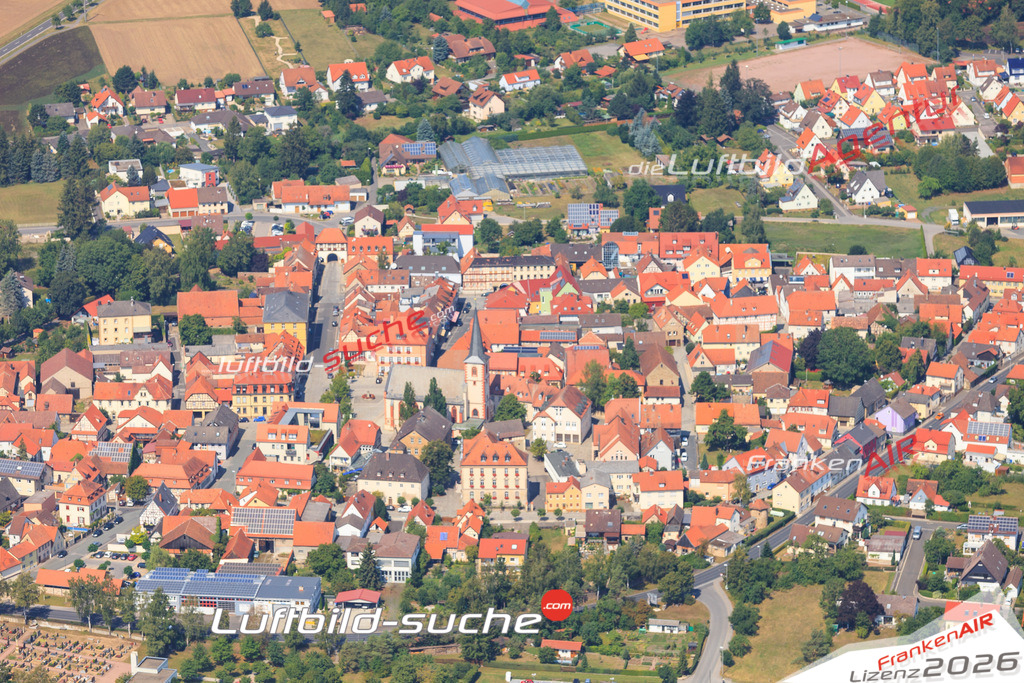 Luftbild von Muehle Hofheim-in-unterfranken - Luftaufnahme wurde 2015 von https://frankenair.de mittels Flugzeug (keine Drohne) erstellt - die Geschenkidee