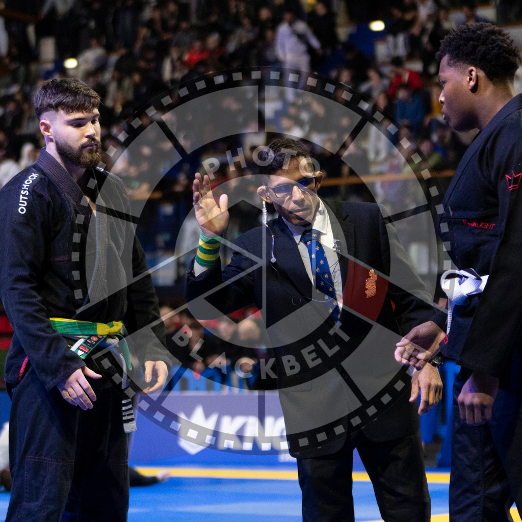 20240119PBB1085 | Fighters compete during the IBJJF European Championship in Paris, France, on January 19, 2024.