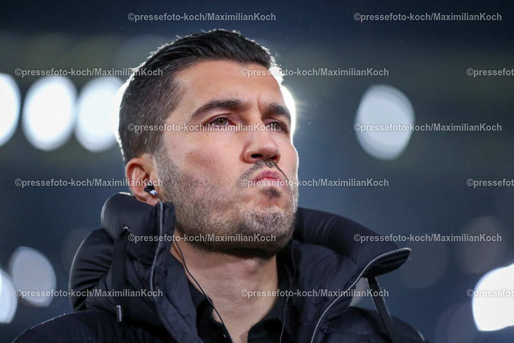 BVB15122401017 | 15.12.2024, Fußball, Borussia Dortmund - TSG 1899 Hoffenheim, 1. Fußball Bundesliga, 14. Spieltag, Signal Iduna Park, Saison 2024 2025: Trainer Nuri Sahin (Cheftrainer BVB)DFB regulations prohibit any use of photographs as image sequences and or quasi-video.