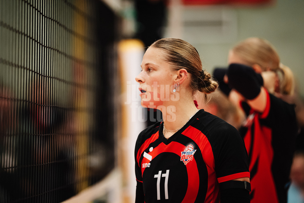 Volleyball | Frauen | Saison 2025/2026 | Volleyball Bundesliga | ETV Hamburger Volksbank Volleys vs. Ladies in Black Aachen | 29.10.2025 | Svea Frobel (#11, ETV Hamburger Volksbank Volleys)
