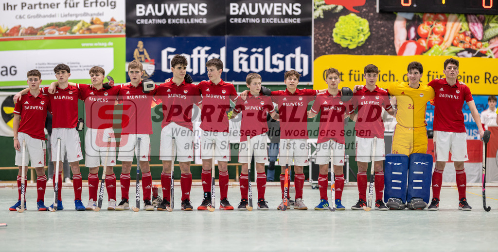SFE_20230305_0016-Pano | Deutsche Meisterschaft Männliche U16 Halle 2023 am 05.03.2023 in Köln (KTHC Stadion Rot-Weiss Köln Tennis and Hockey Club), Photo: Stephan Fehrmann 2022 (Sports-Gallery)