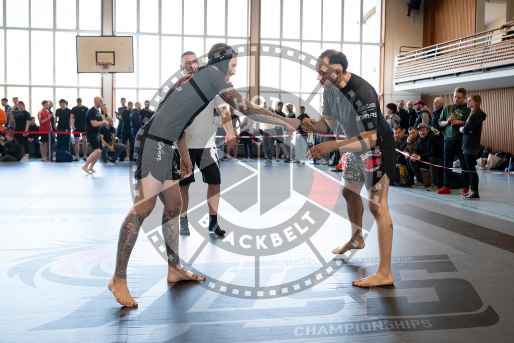20240309PBB5610 | Fighters compete during the International Luta Livre (ILLCS) Spring Championship in Hannover, Germany, on March 9, 2024.