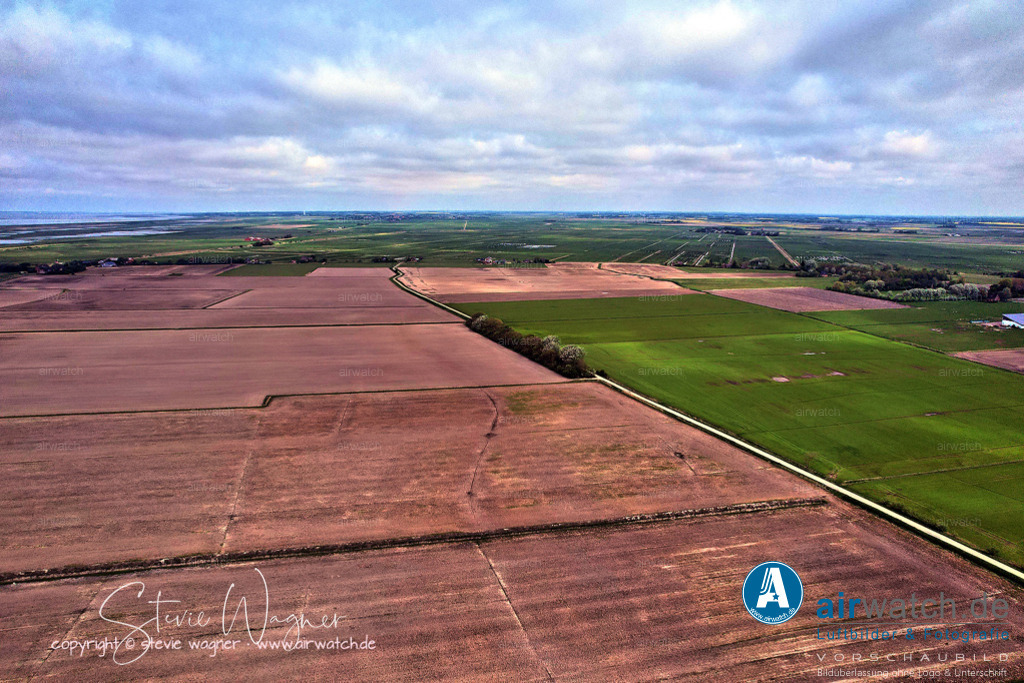 Luftbilder Rickelsbueller Koog - Nordfriesland | Luftbilder Rickelsbueller Koog