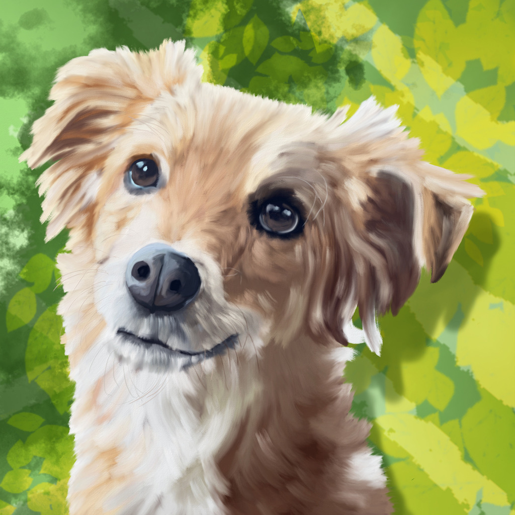 Biene | Illustrationen, digitalpainting, animals, dogs, hunde, art, Kunst, Illustrationsart, Bielefeld, Germany - Realisiert mit Pictrs.com
