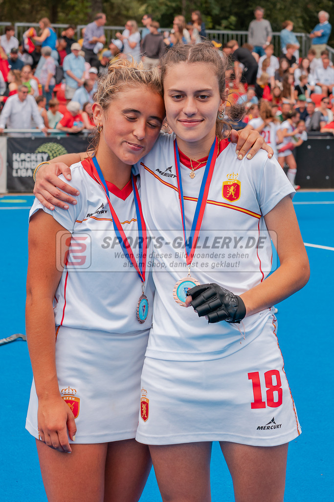 HK_20230716_902473 | Euro Hockey WU18 Siegerehrungen Championship Girls &amp; Boys am 16.7.2023 CHTC , Krefeld ,