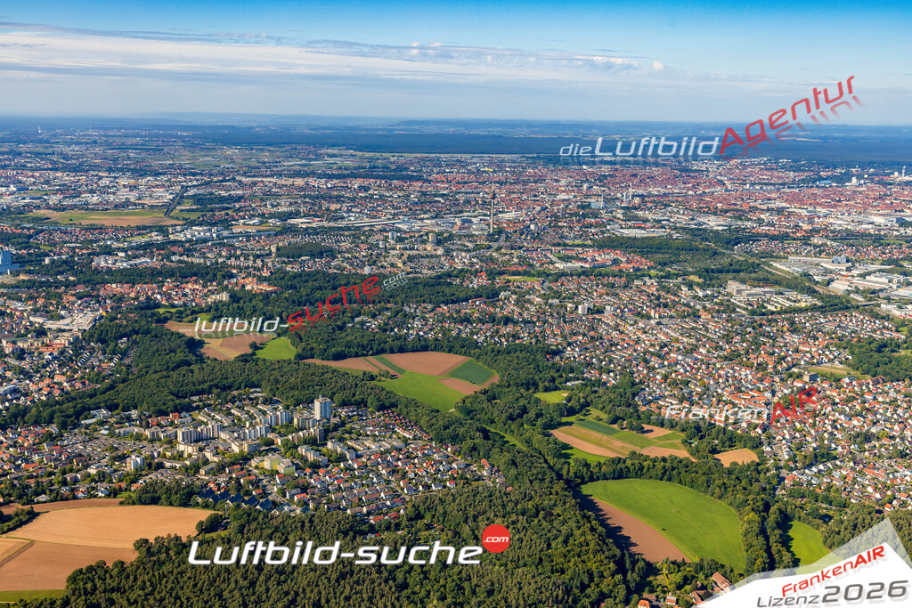 Eibach Nürnberg Bild- Das Luftbild wurde 2025 vom UL-Flugzeug heraus erstellt ( keine Drohne ) - Hochauflösende Luftaufnahme -Nicht vergleichbar mit Google Maps oder Satelittenbilder- Die Geschenkidee !Mit Lizenz und Bildrechte bestellbar